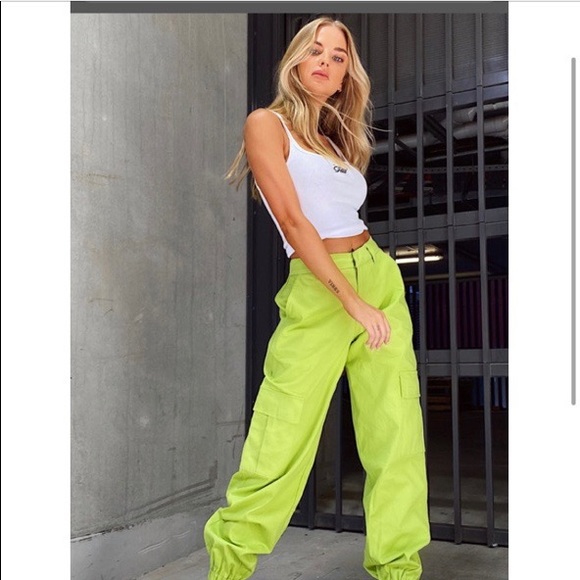 SOLD‼️Green iamgia cargo pants - Picture 3 of 4